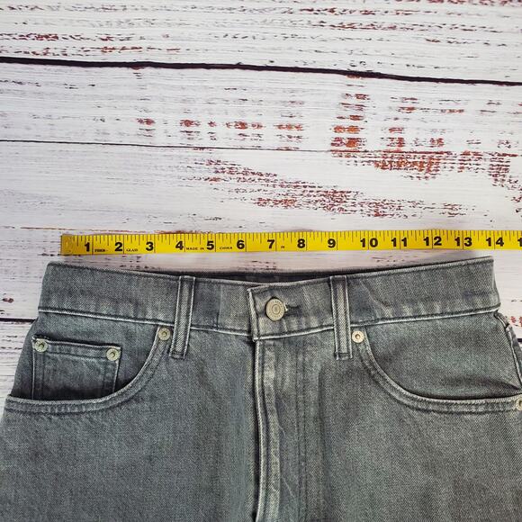 Lucky Brand Denim Mini Skirt Size 4 Gray High Rise Jean Frayed Raw Hem Festival - Picture 11 of 12